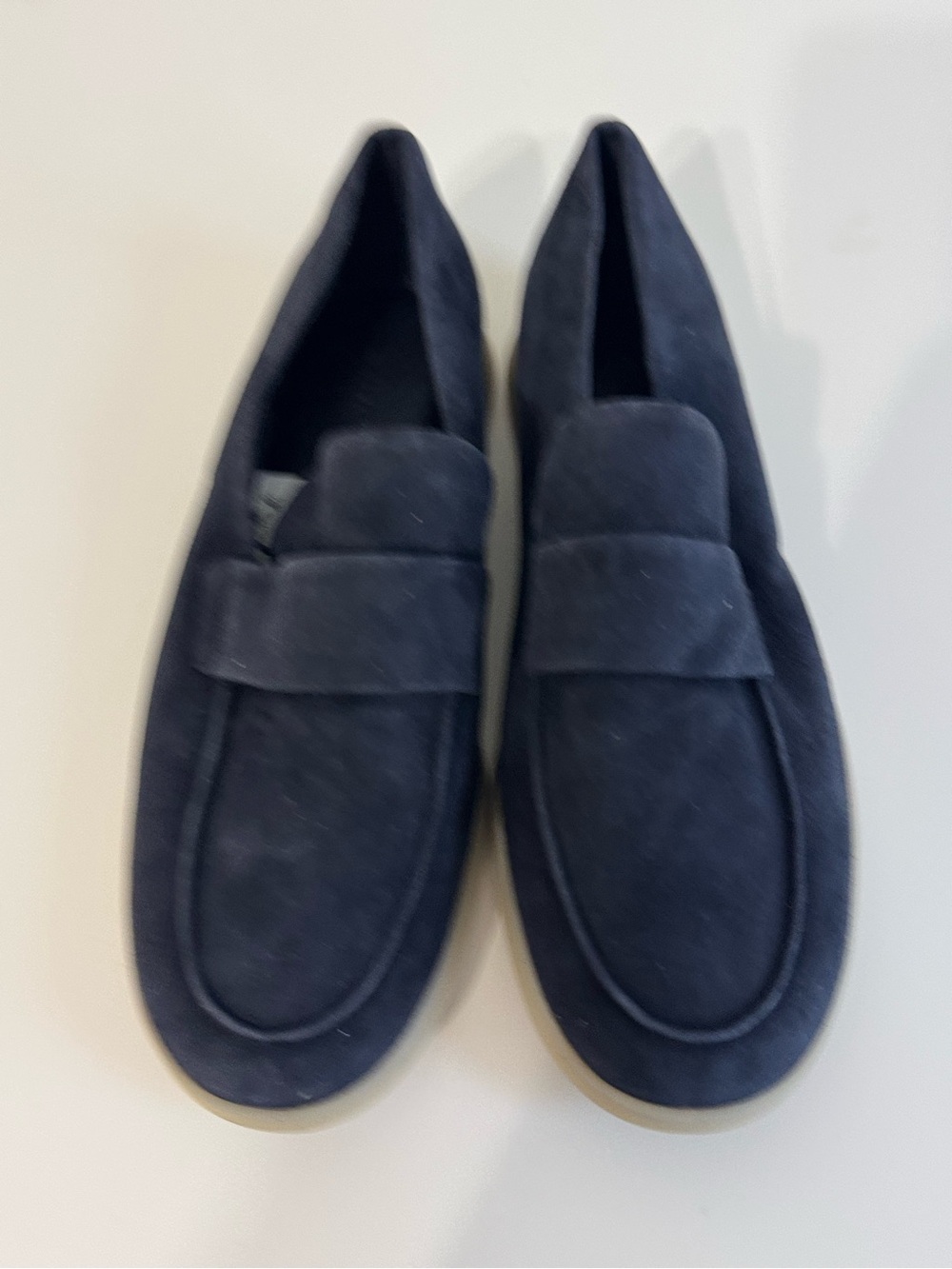 Vince Navy Suede like Penny Loafers